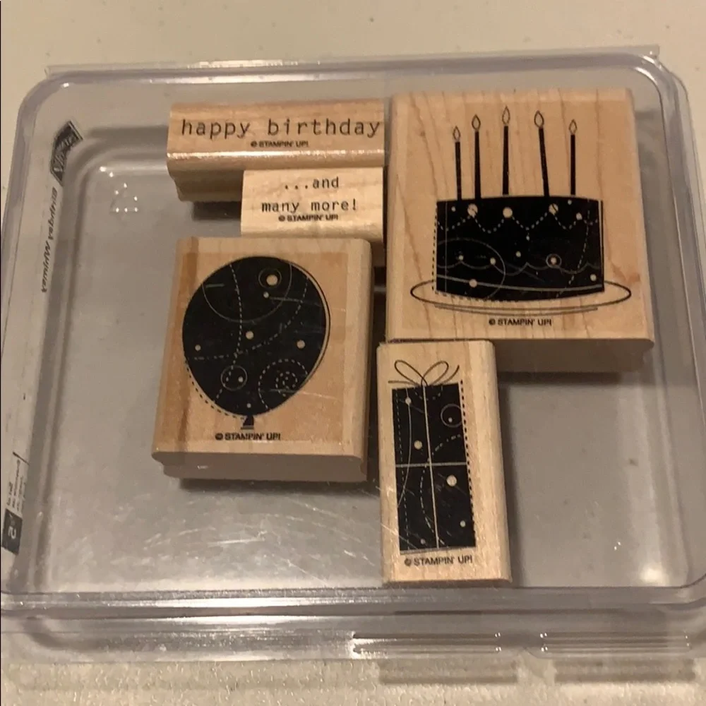 🎭 3/$25 - Stampin Up! Birthday Whimsy set of 6